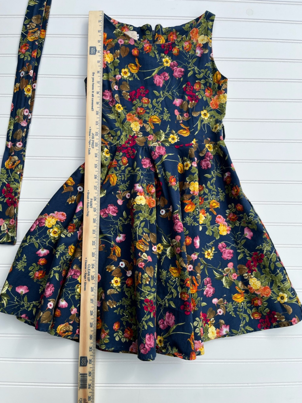 Johana Cano Floral Fit Flare Dress Colombian Boutique Sz 6 Spring Wedding Guest - Picture 5 of 6